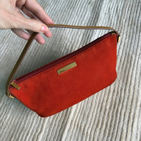 Rare GUCCI Suede Boat Bag - Picture 5 of 9